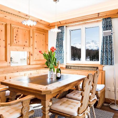 Spacious Apartment With Fantastic Alpine Panorama St. Moritz Kültér fotó